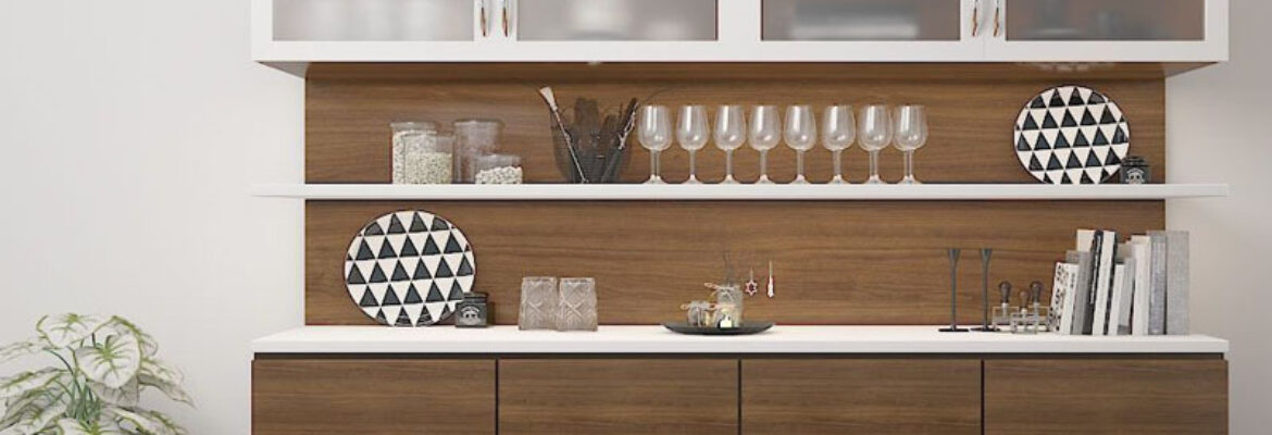 Modular Crockery Cabinet Manufacturers in Bangalore | Mind Space Design